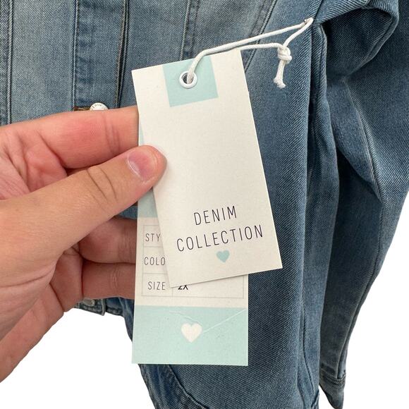 NWT cisono denim jean jacket - Picture 3 of 8